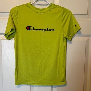 Champion Bright Green Tee boys 10/12